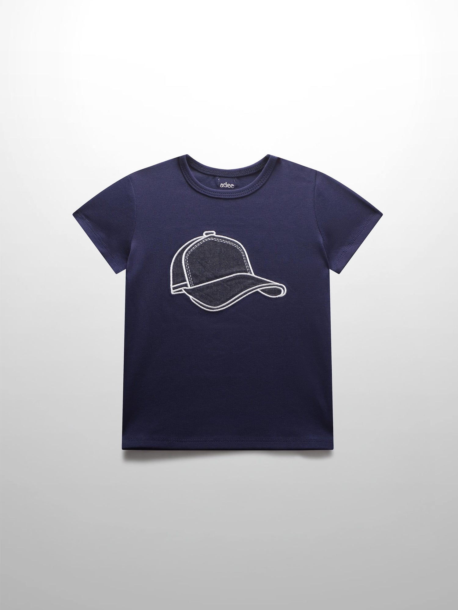 Baseball Cap T-shirt -Navy