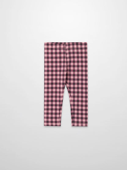 Gingham Pajamas - Burgundy