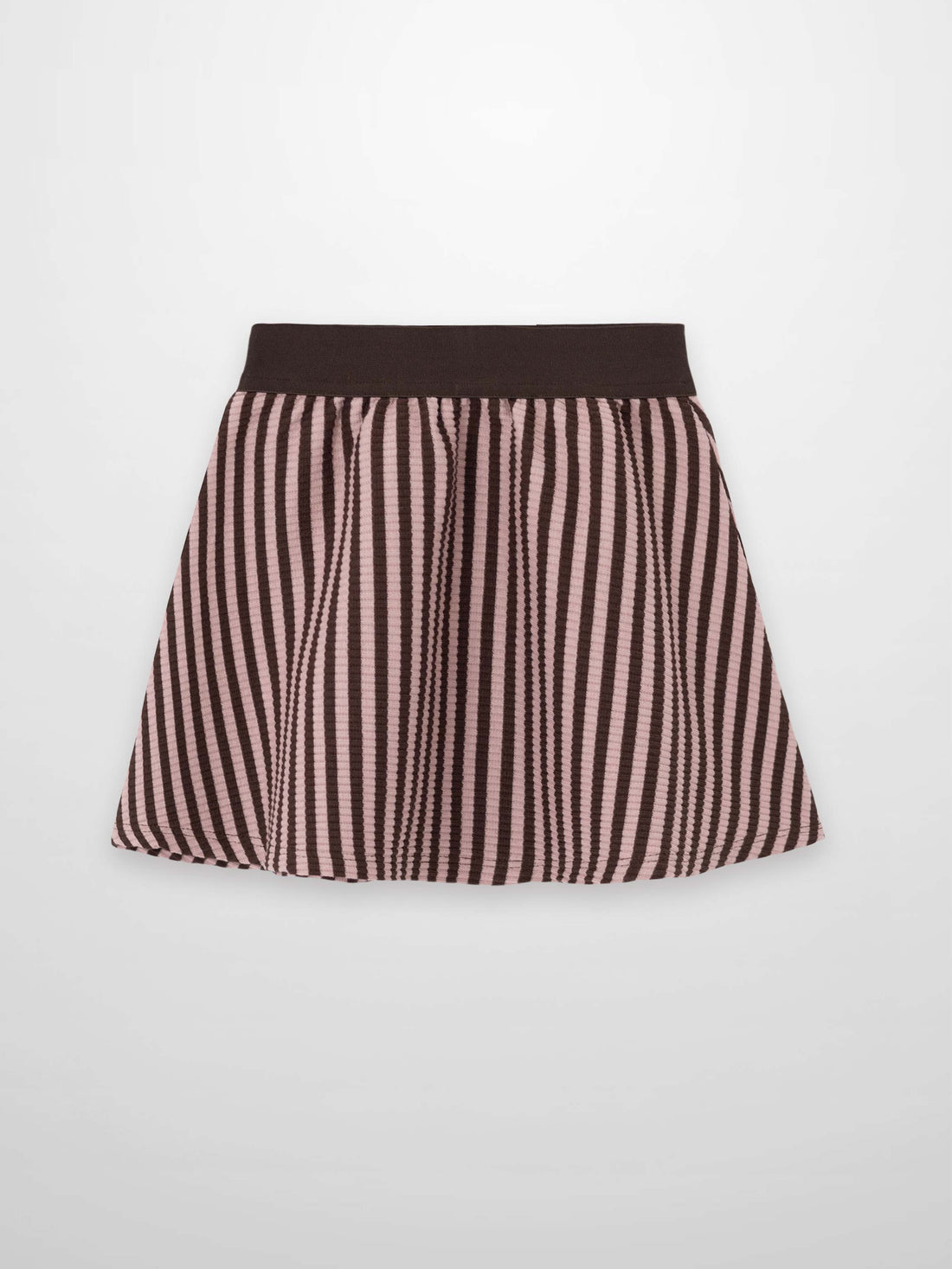 Striped Skirt - Brown &amp; Pink