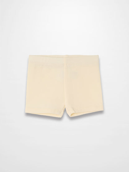 Biker Shorts Non Ribbed-Off White