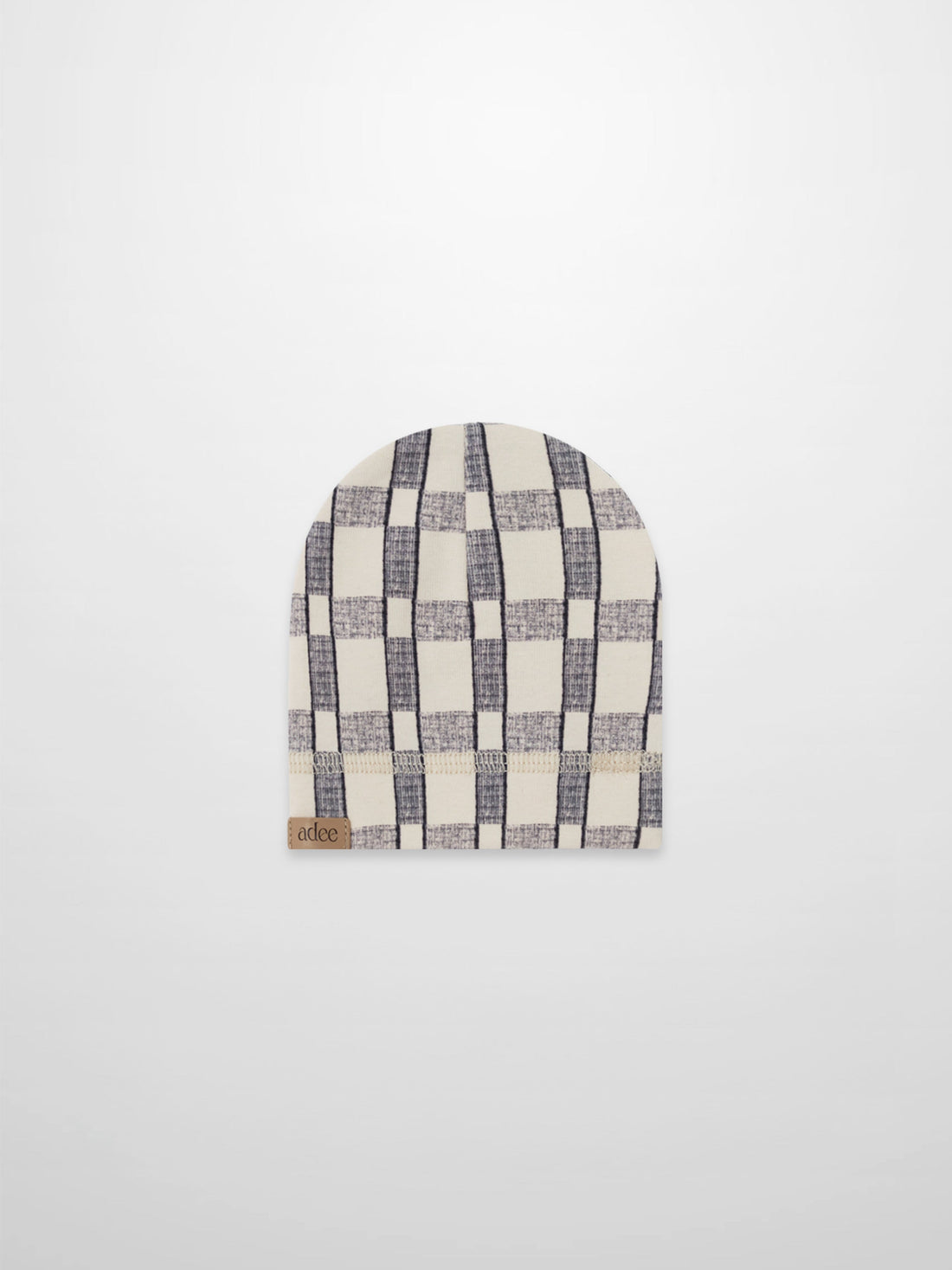 Windowpane Beanie - Blue