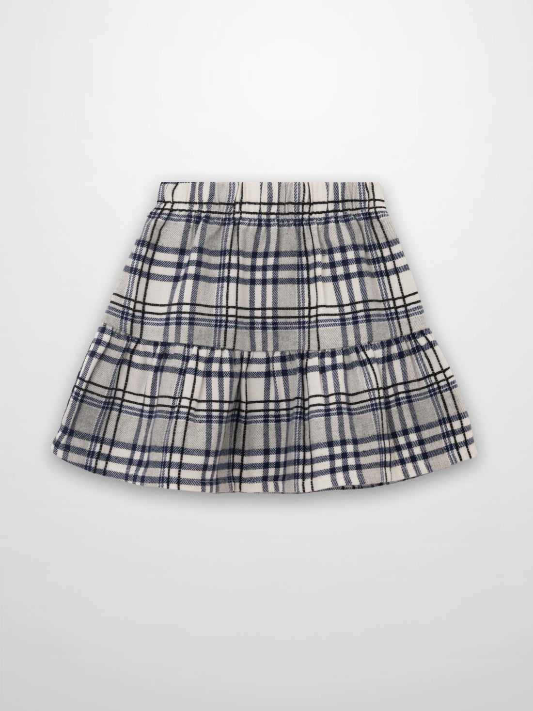 Plaid Skirt - Blue