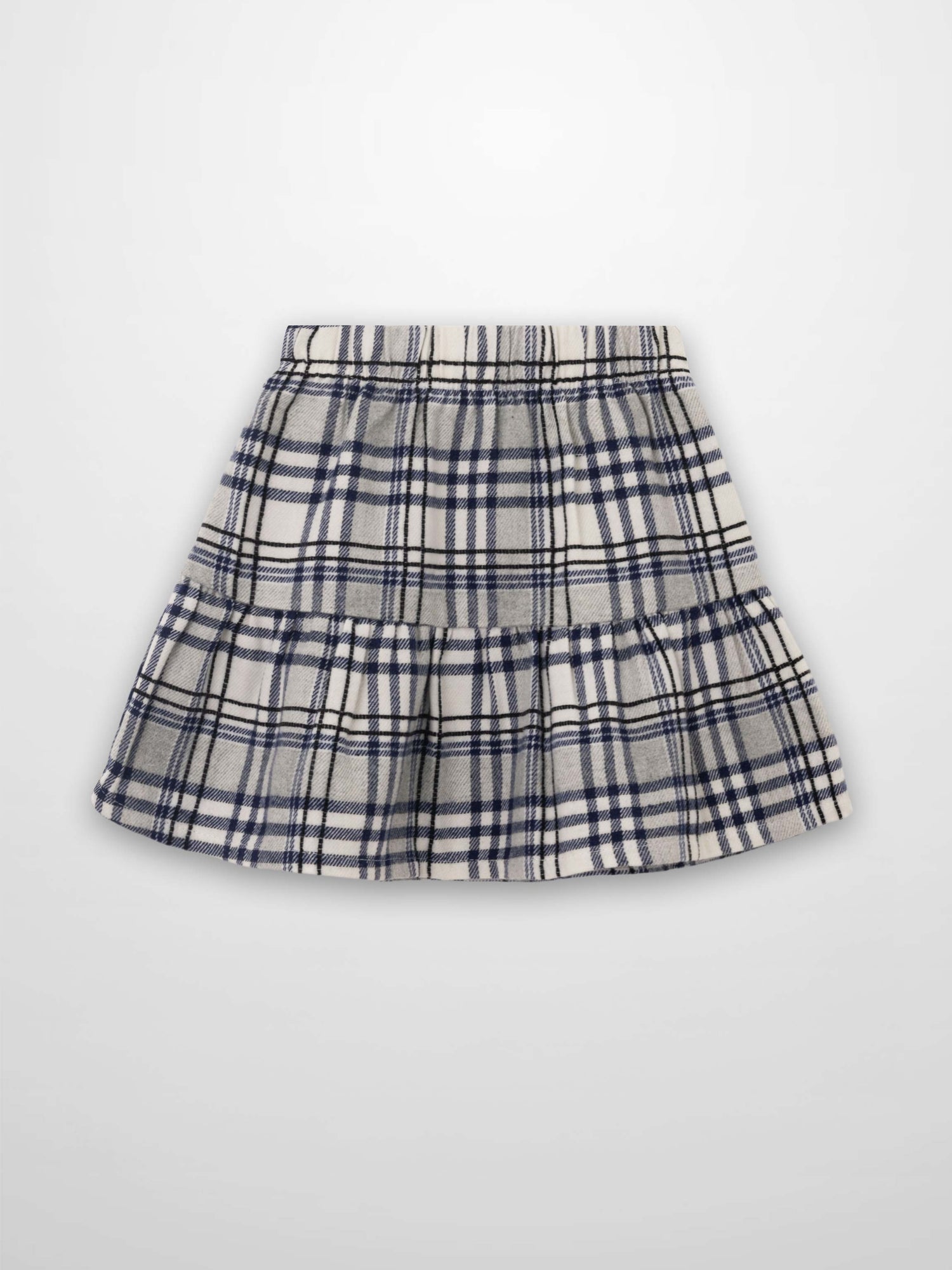 Plaid Skirt - Blue