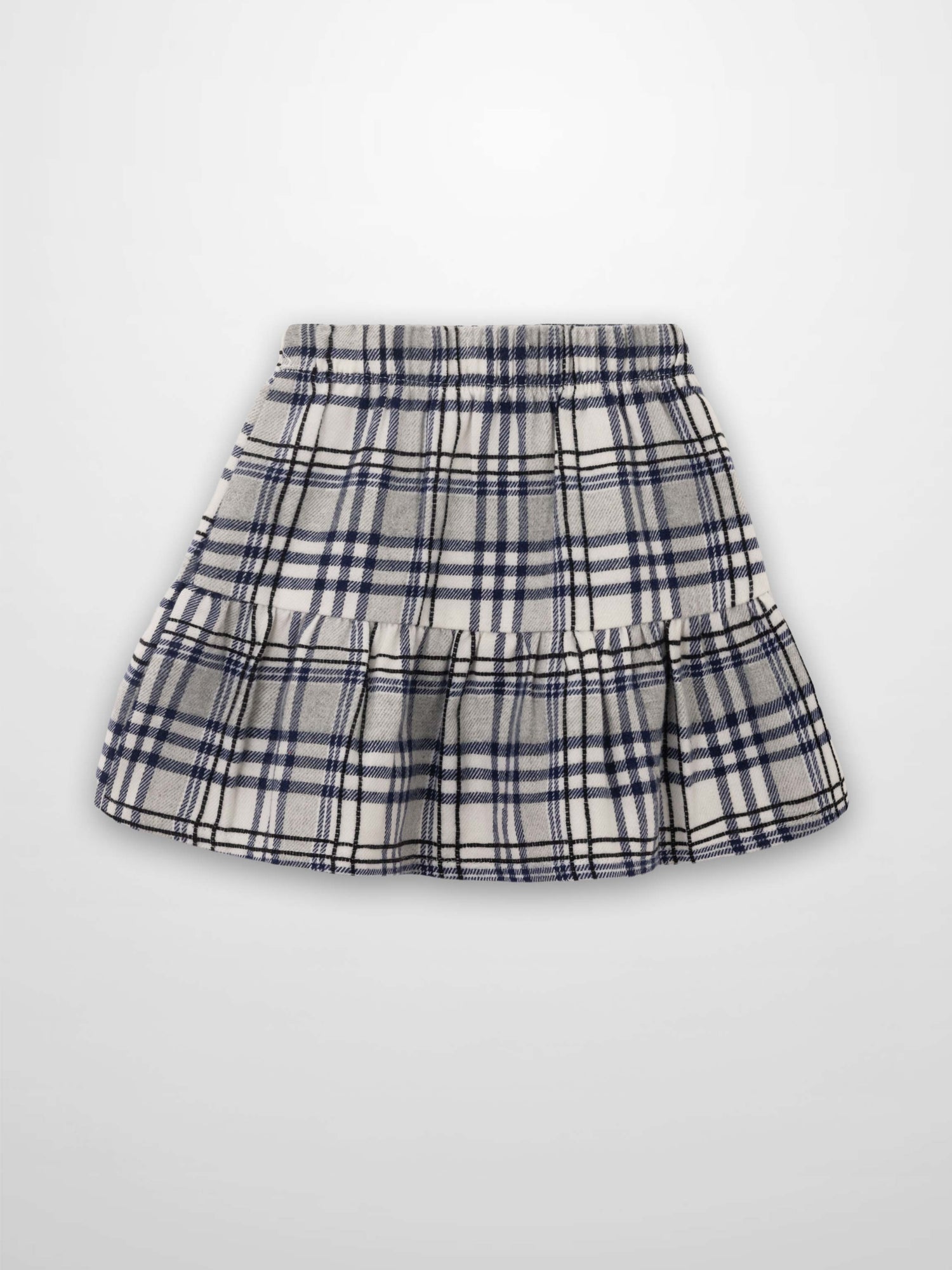 Plaid Skirt - Blue