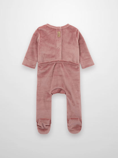 Velour Carriage Stretchy - Pink