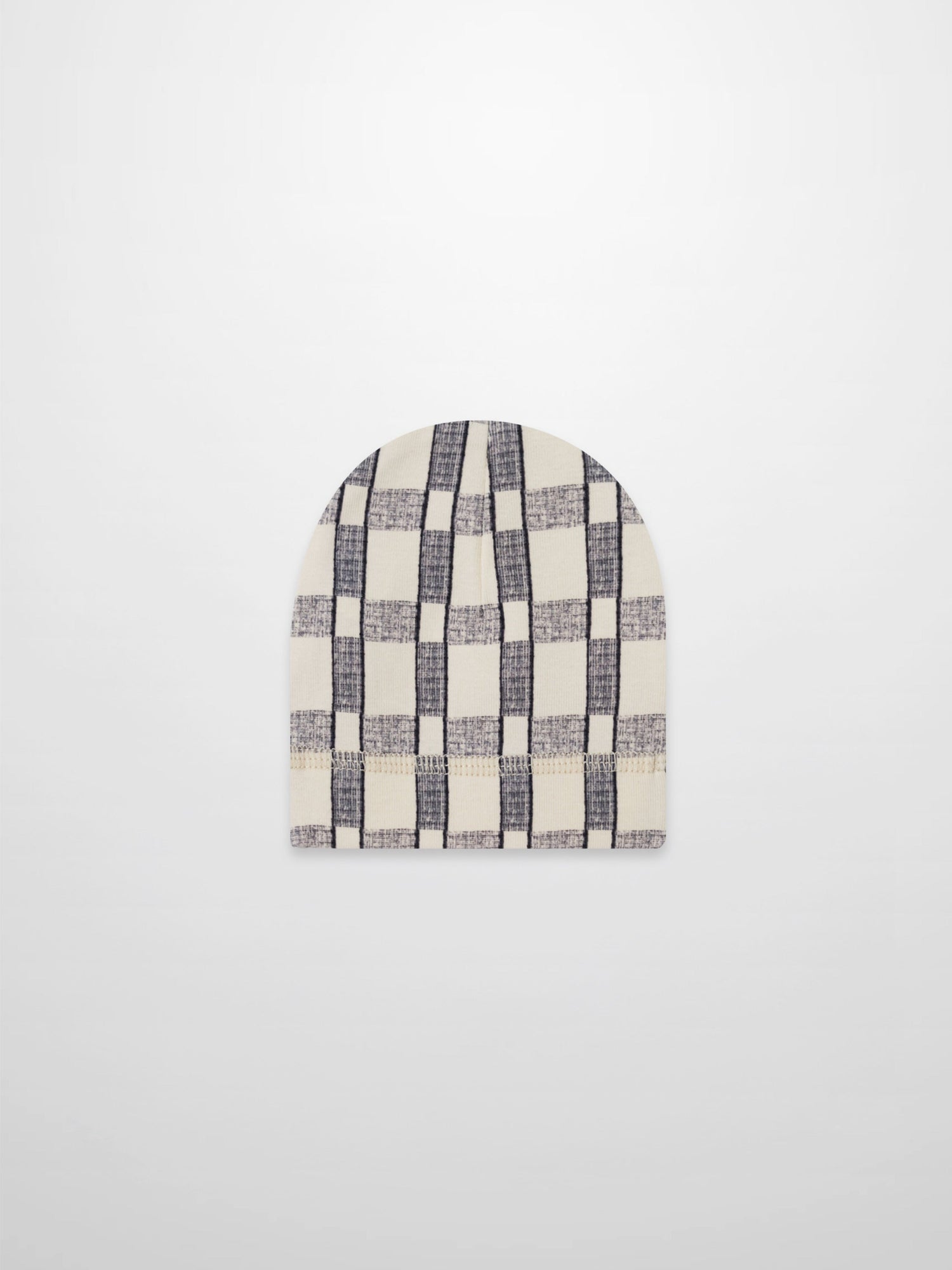 Windowpane Beanie - Blue