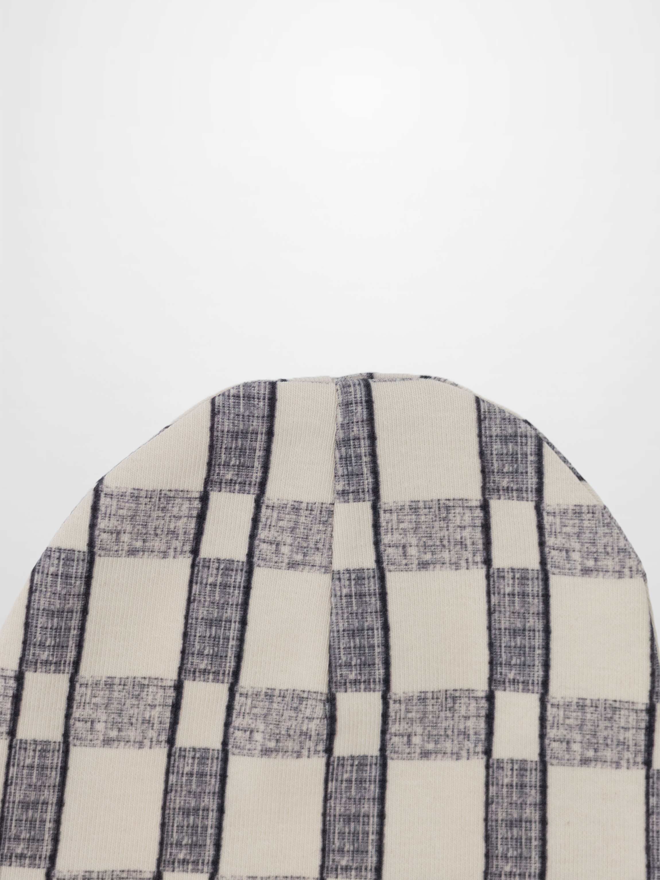 Windowpane Beanie - Blue