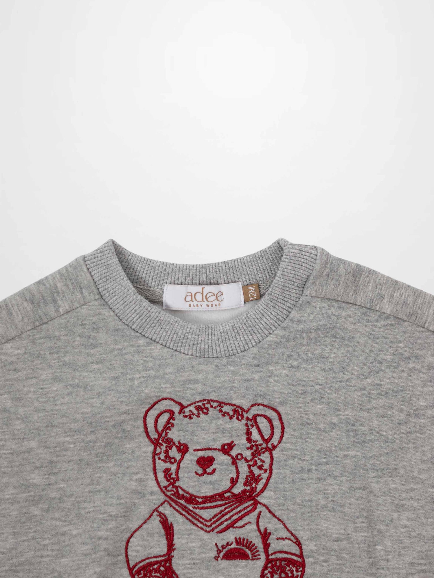 Teddy Bear Sweatshirt - Red