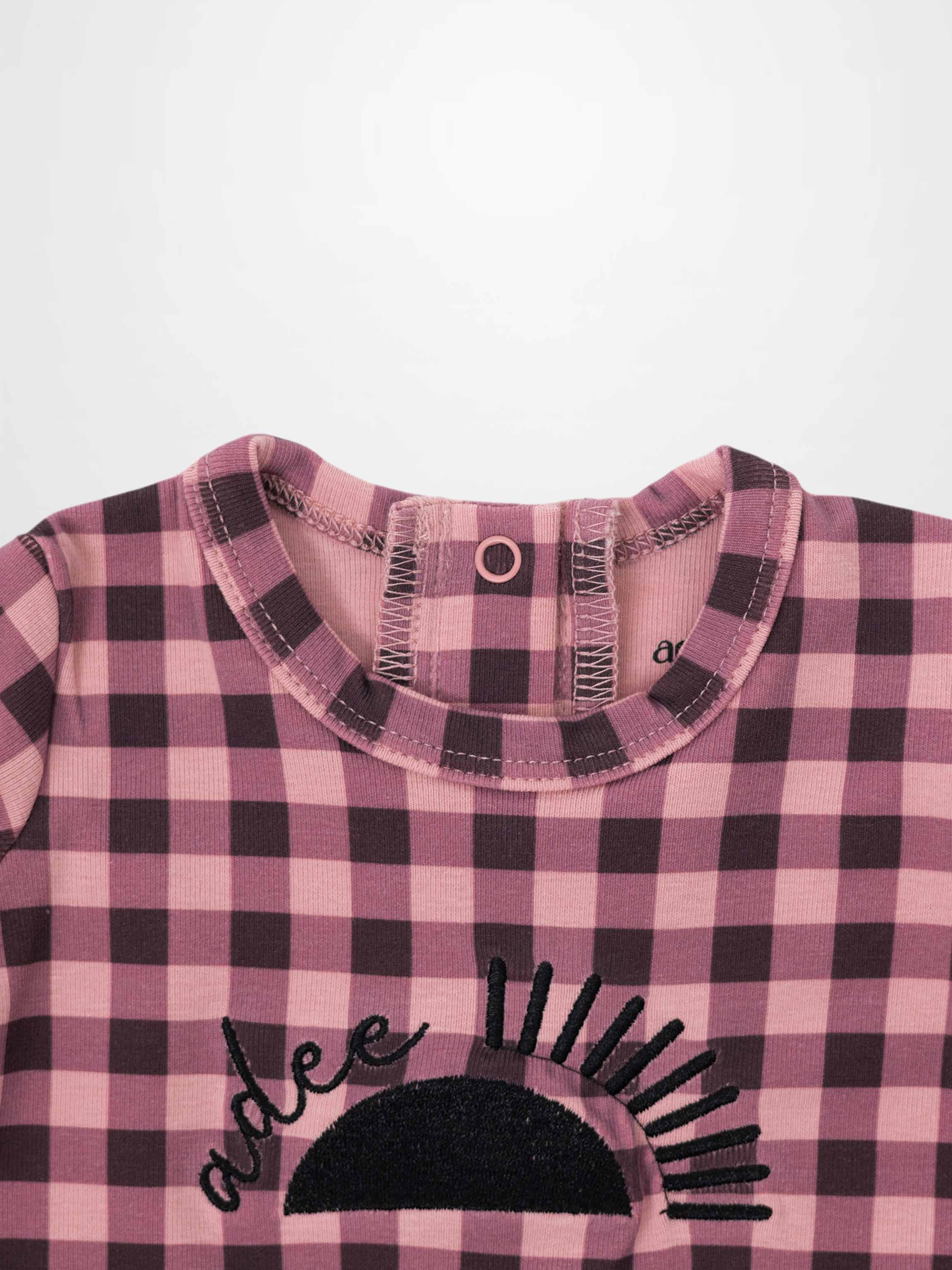 Pink Gingham Stretchy