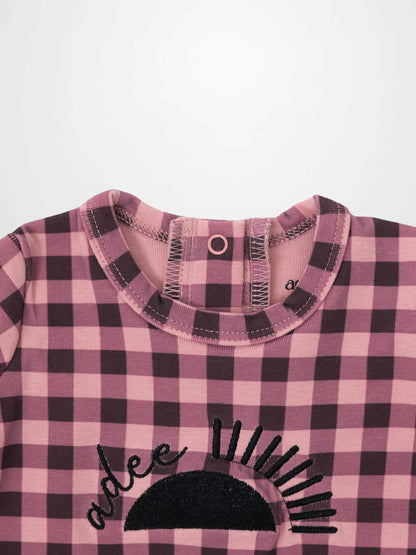 Pink Gingham Stretchy