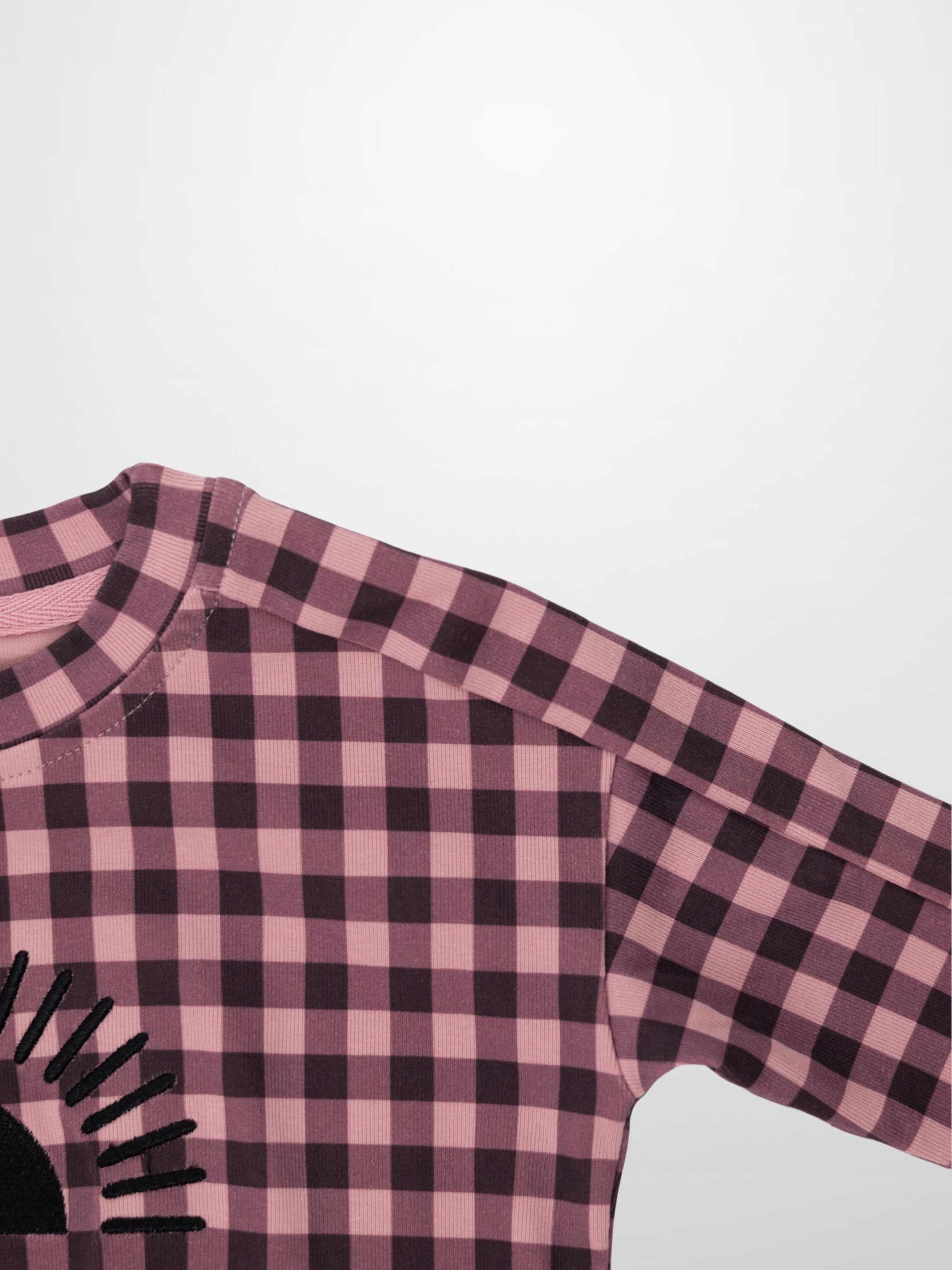 Gingham Pajamas - Burgundy