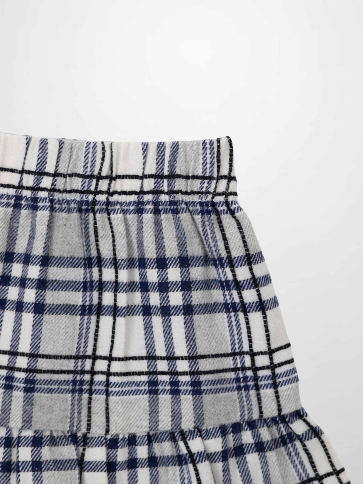 Plaid Skirt - Blue