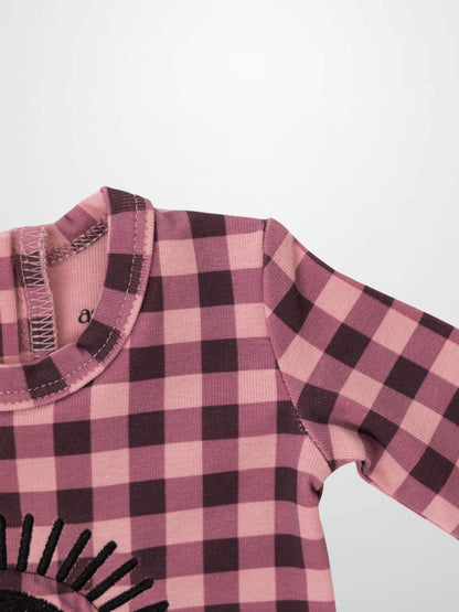 Pink Gingham Stretchy