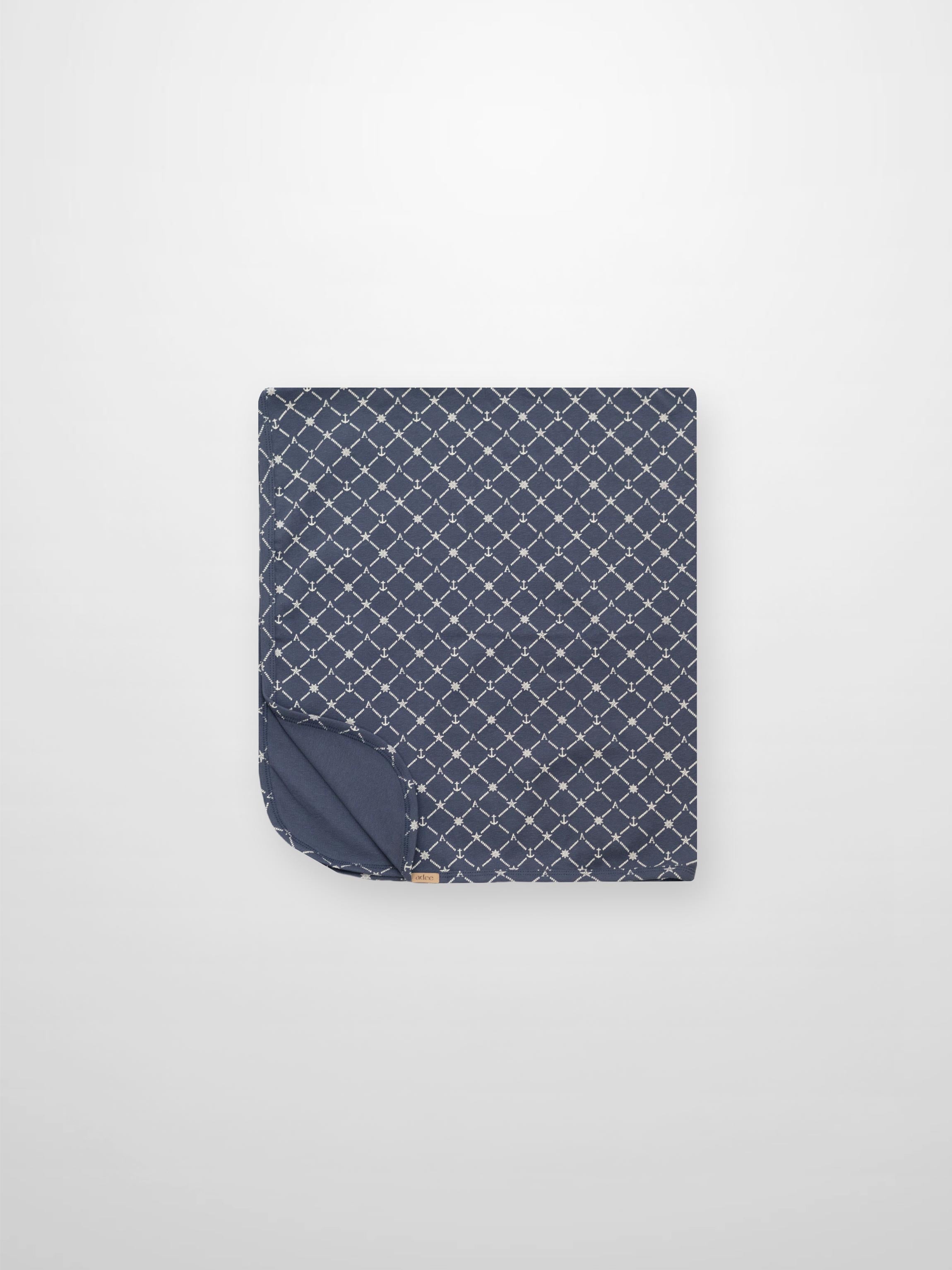 Crossover Anchor Blanket - Navy