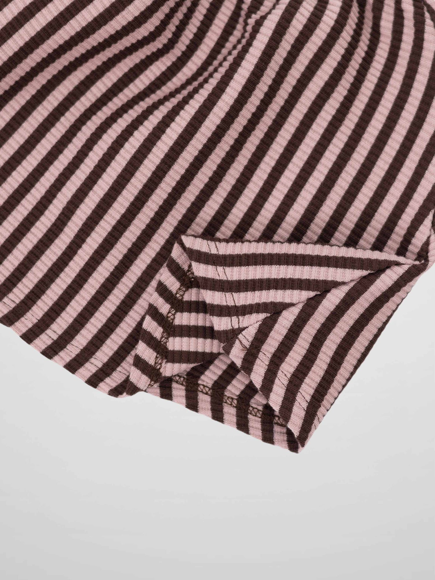 Striped Skirt - Brown &amp; Pink
