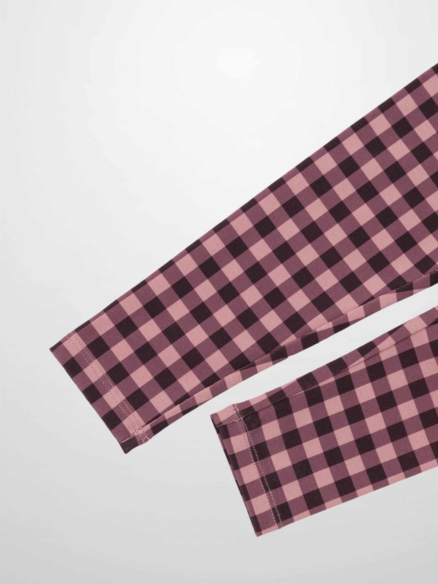 Gingham Pajamas - Burgundy