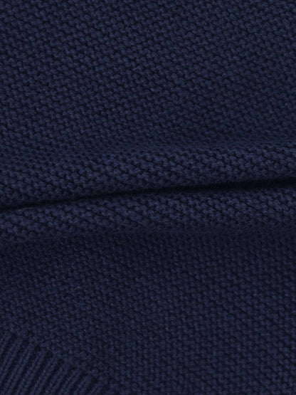 Knit Cardigan - Navy