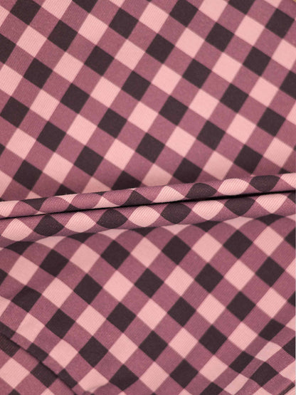 Pink Gingham Stretchy