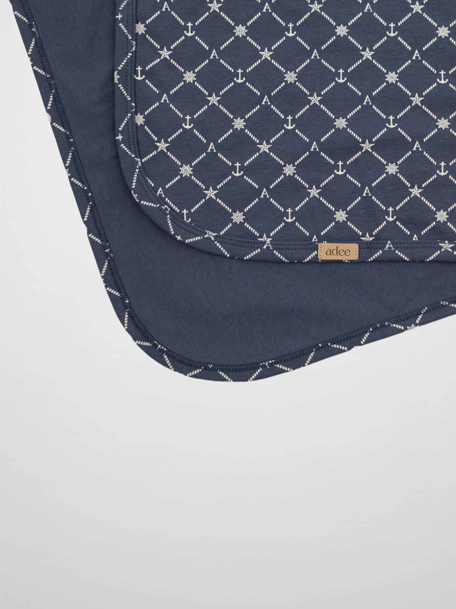 Crossover Anchor Blanket - Navy
