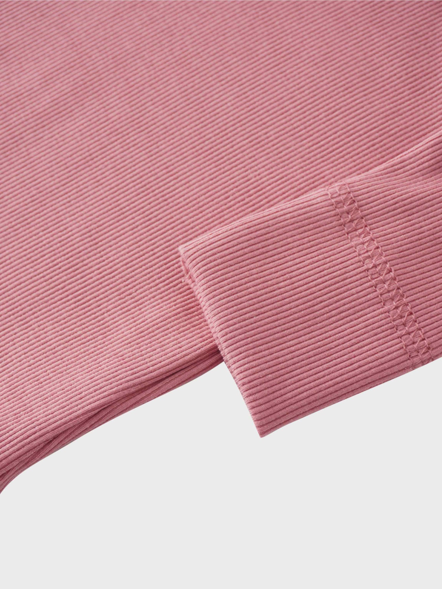 Crossover Thin Ribbed Pajama - Pink