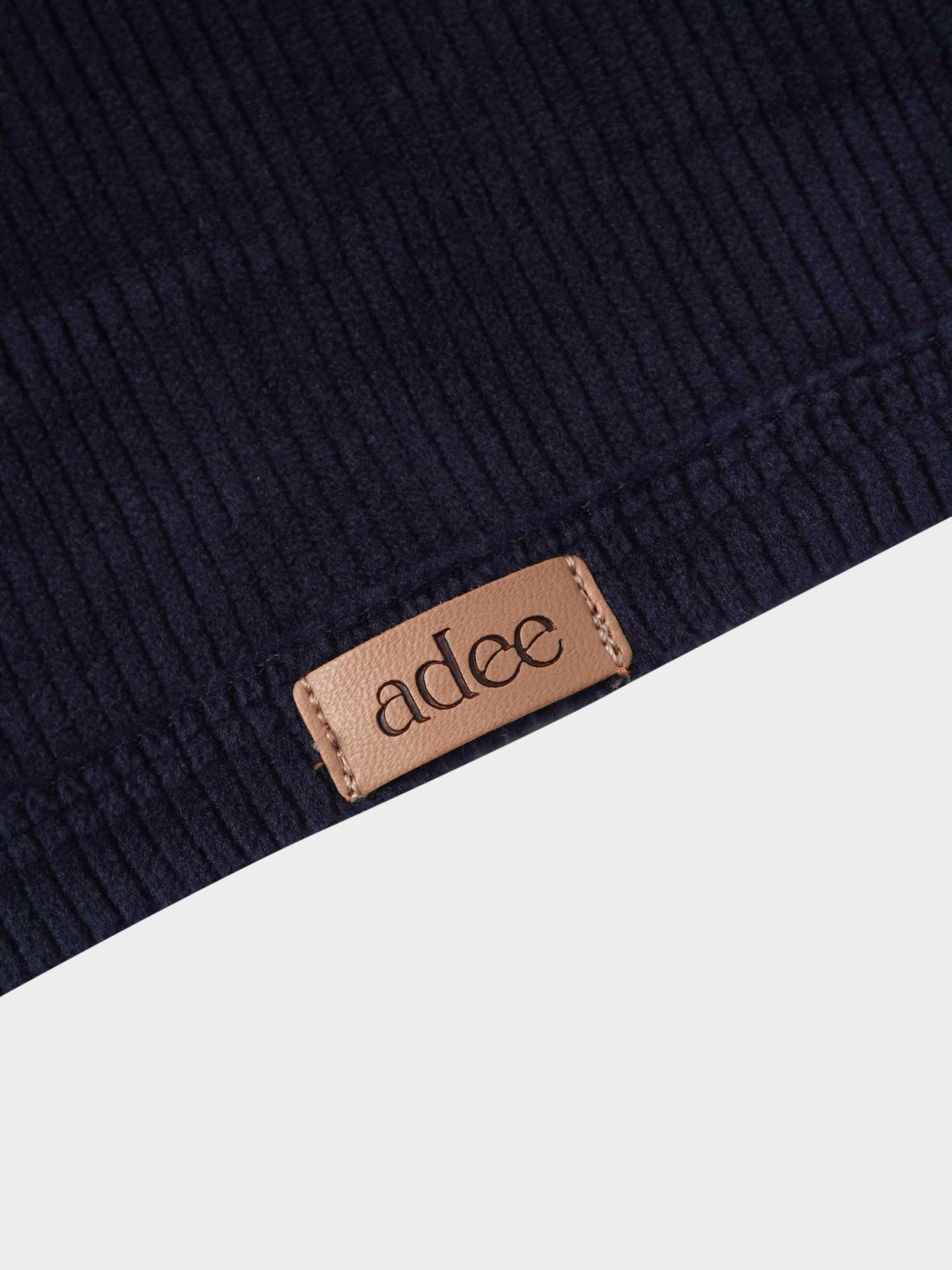 Embroidered Bunny Blanket - Navy