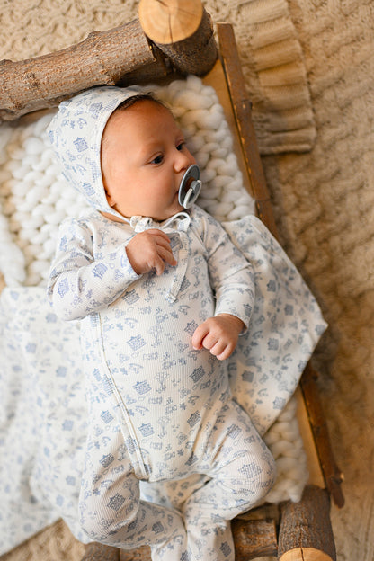 Little Storybook Bonnet - Blue