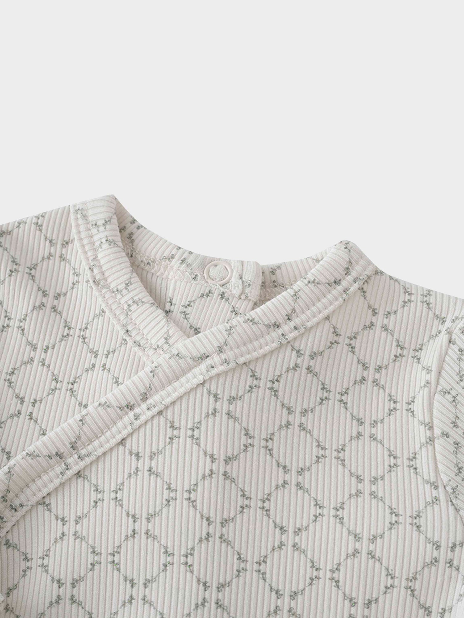 Tendril Vines Stretchy &amp; Bonnet- Grey