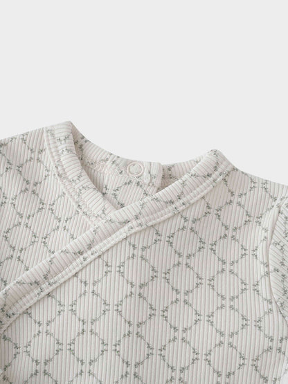 Tendril Vines Stretchy &amp; Bonnet- Grey