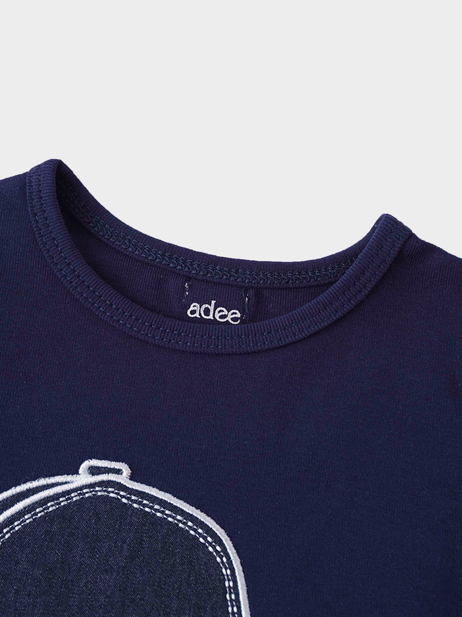 Baseball Cap T-shirt -Navy