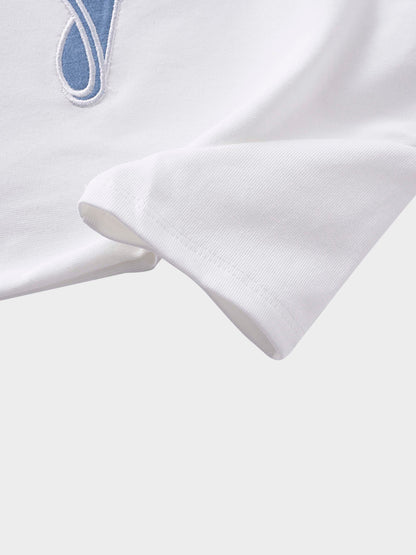 Baseball cap T-shirt -White