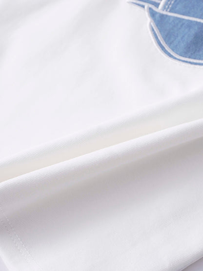 Baseball cap T-shirt -White