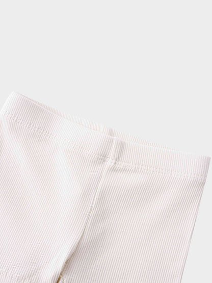 Biker Shorts Thin Ribbed- Off White