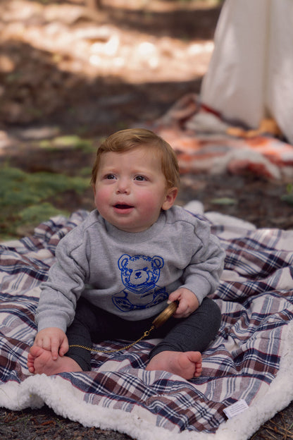 Teddy Bear Sweatshirt - Blue
