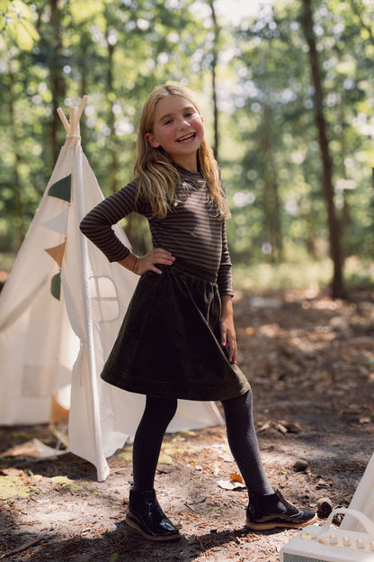 Corduroy Skirt - Green