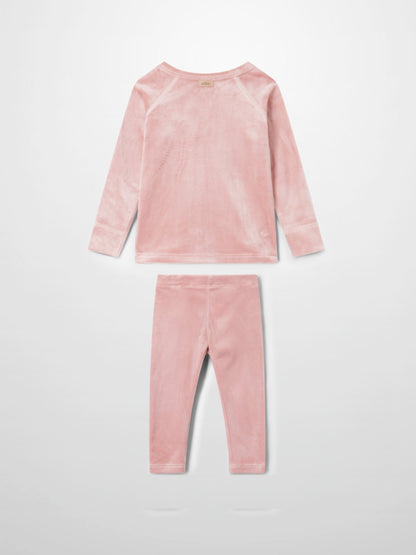 Velour Pajama - Pink