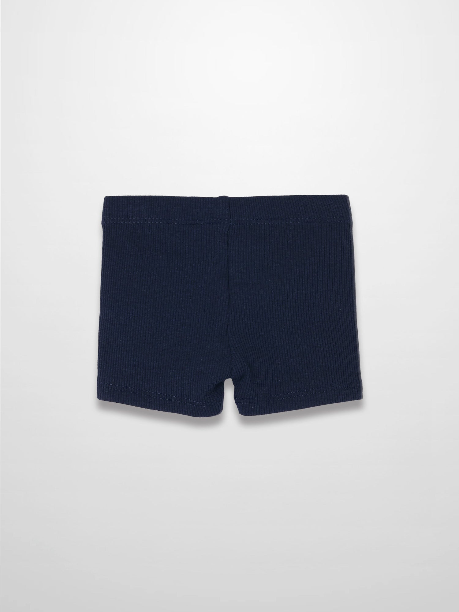 Biker Shorts Thin Ribbed- Navy