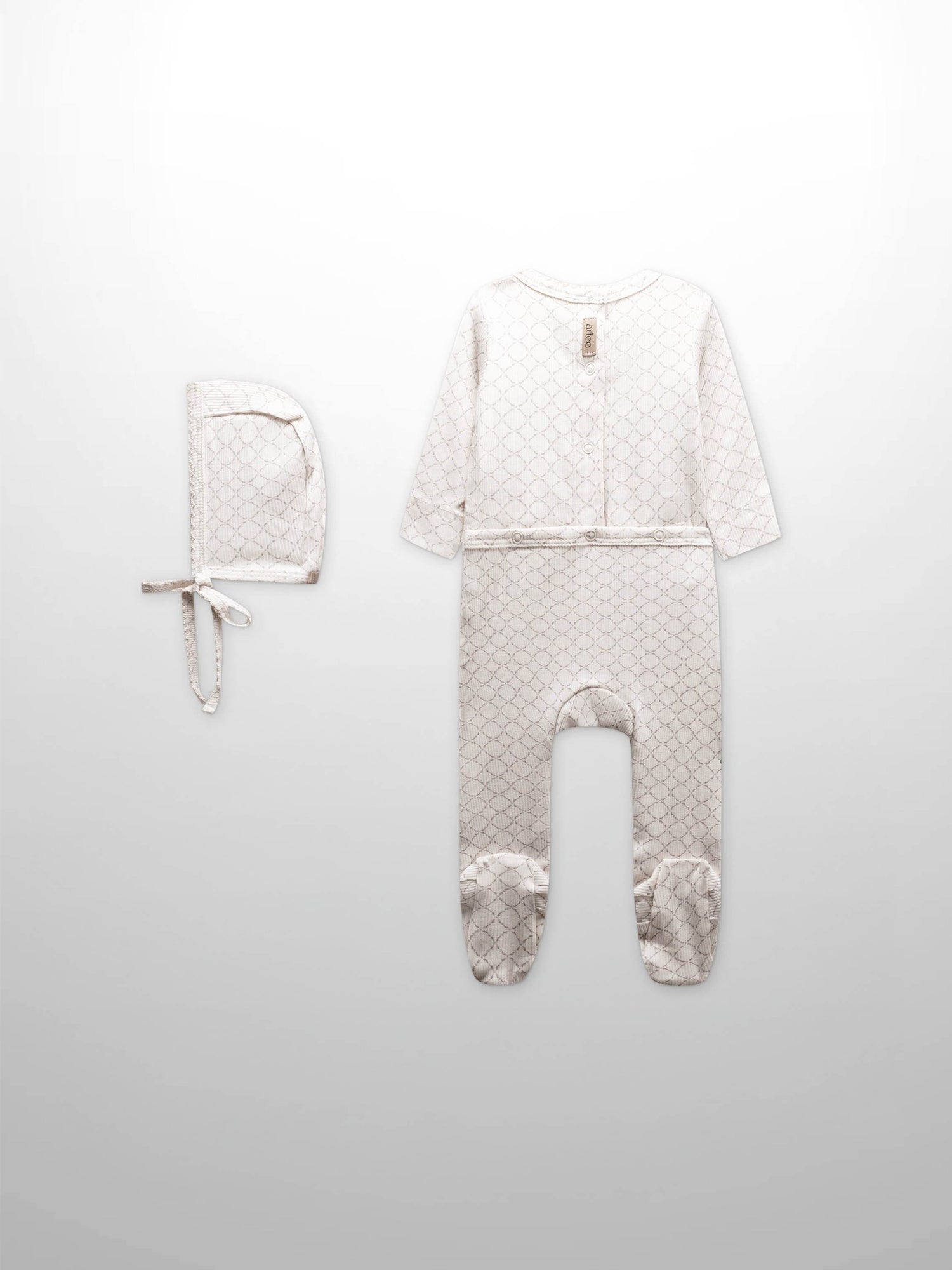 Tendril Vines Stretchy &amp; Bonnet- Rose