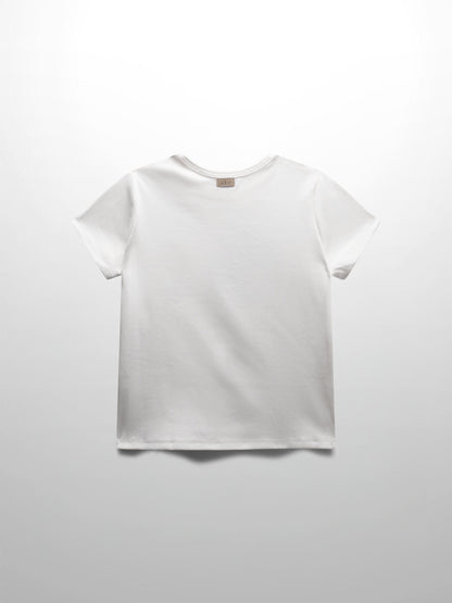 Baseball cap T-shirt -White