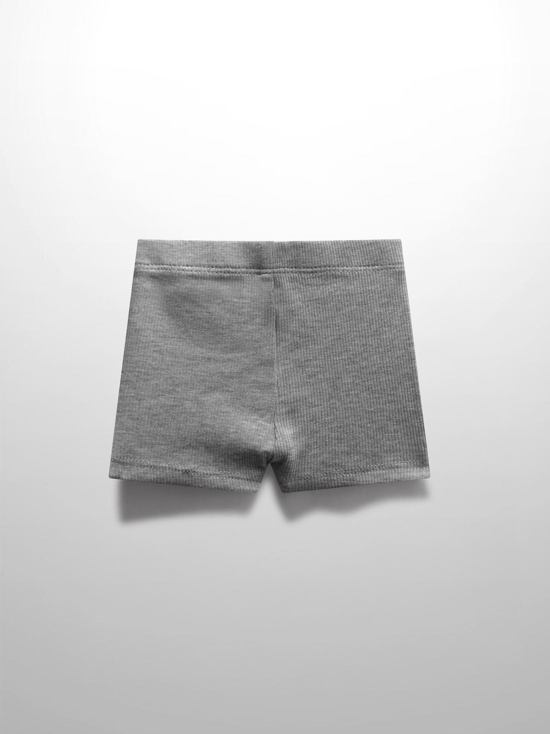 Biker Shorts Thin Ribbed- Grey