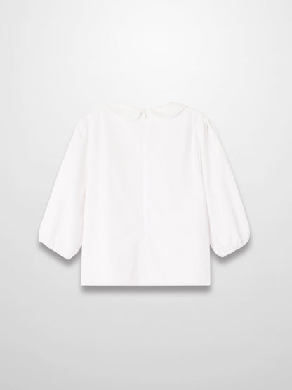 Embroidered Flower Shirt