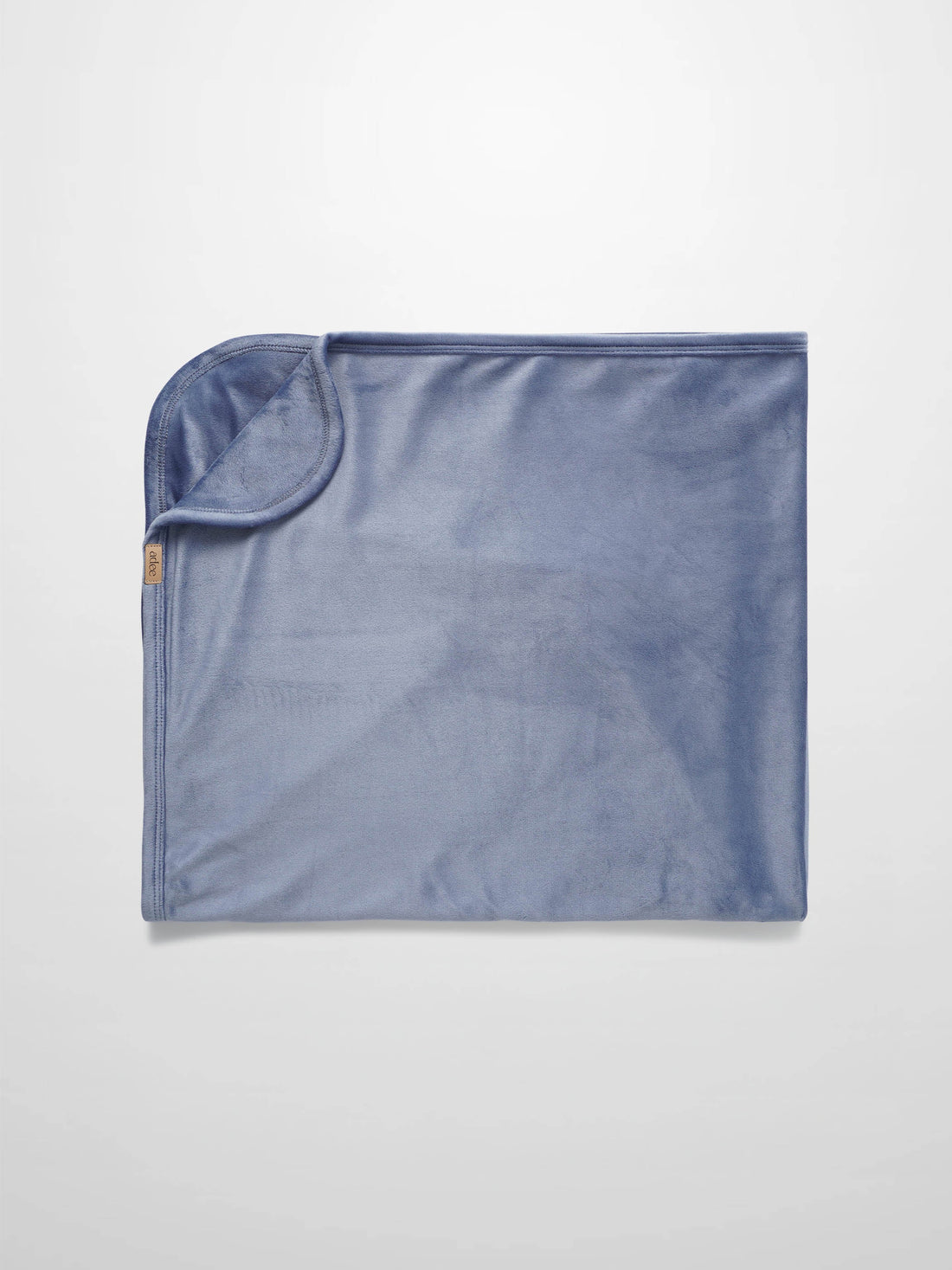 Velour Crossover Blanket - Slate Blue