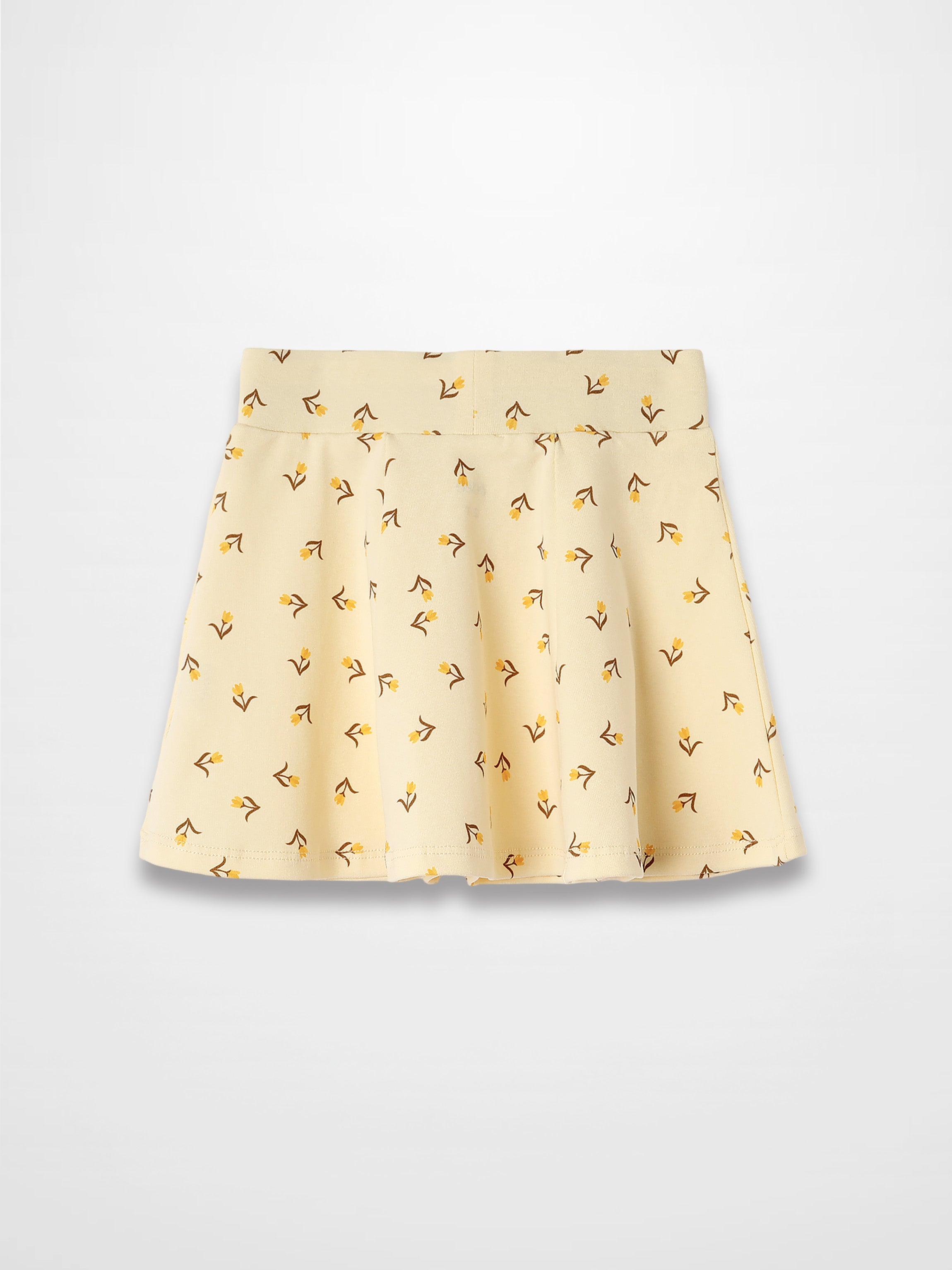 Butter Yellow Tulip 6 Panel Skirt