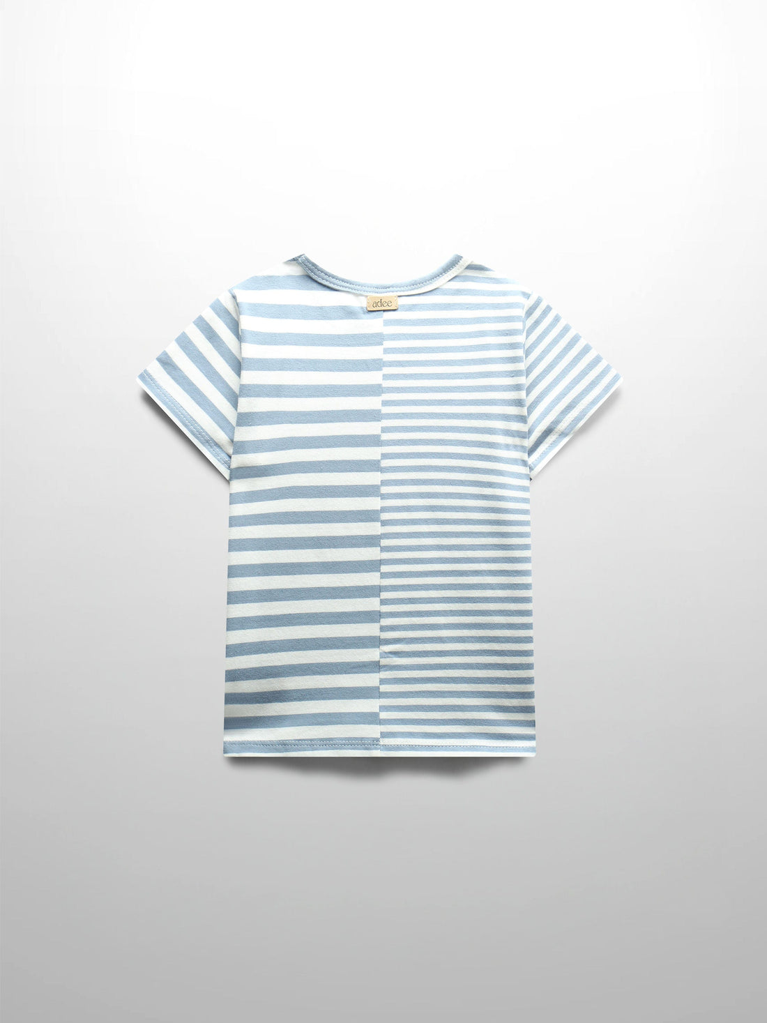 Striped Boxy T-shirt Short Sleeves