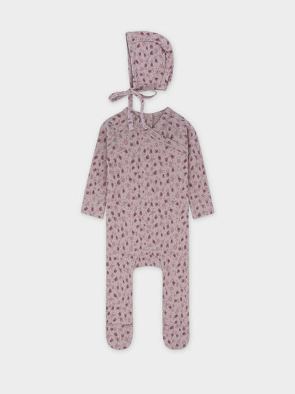Pink Tulip Stretchy, Bonnet &amp; Bib