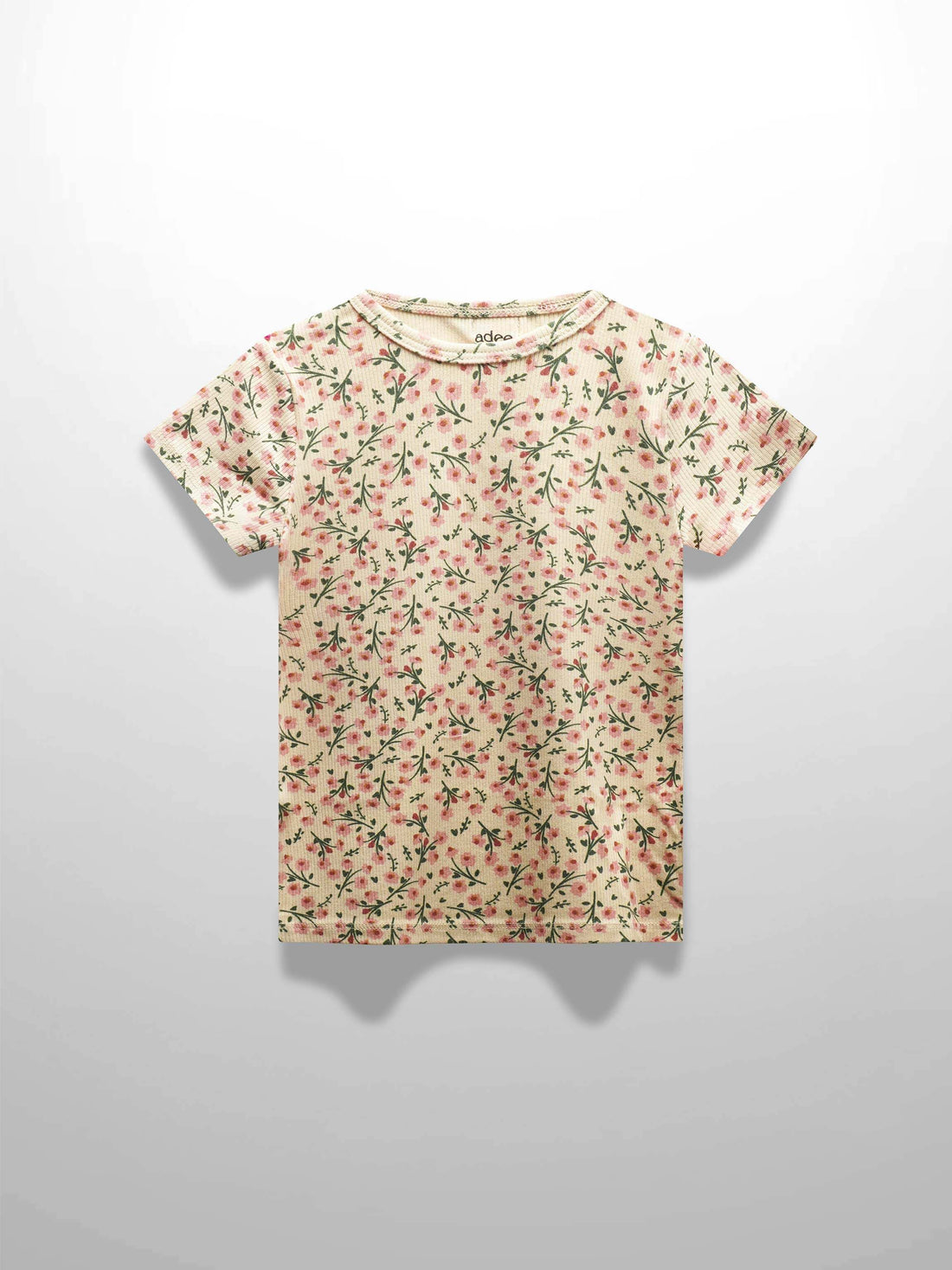 Floral Robe- Short Sleeve T-Shirt