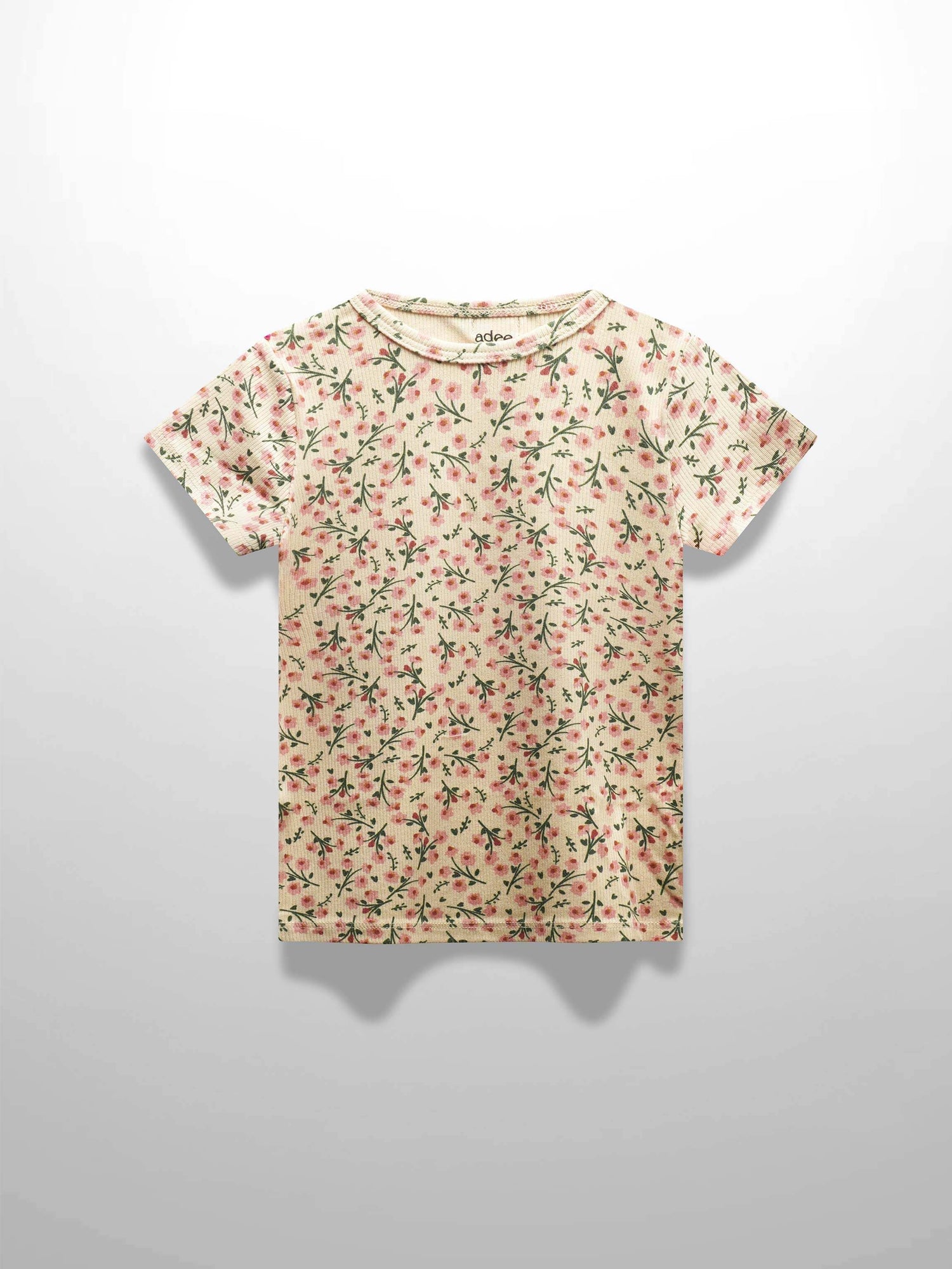 Floral Robe- Short Sleeve T-Shirt