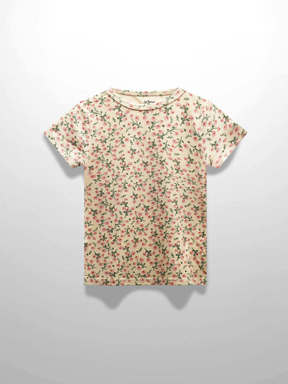 Floral Robe- Short Sleeve T-Shirt
