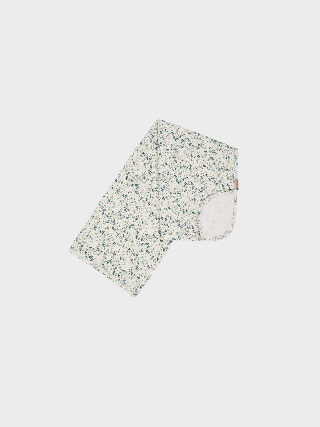 Teal Leaves- Blanket