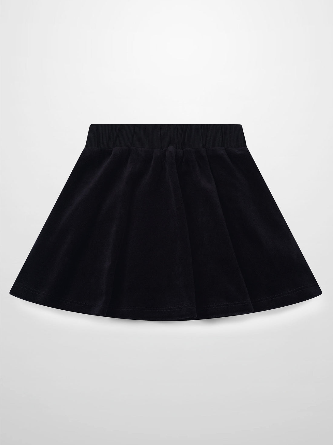Velour Circle Skirt - Black