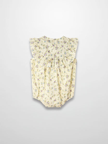 Ivory Flower Romper
